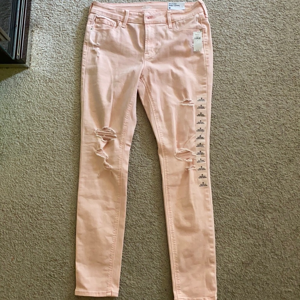Old Navy Rockstar Super Skinny Mid Rise Jeans